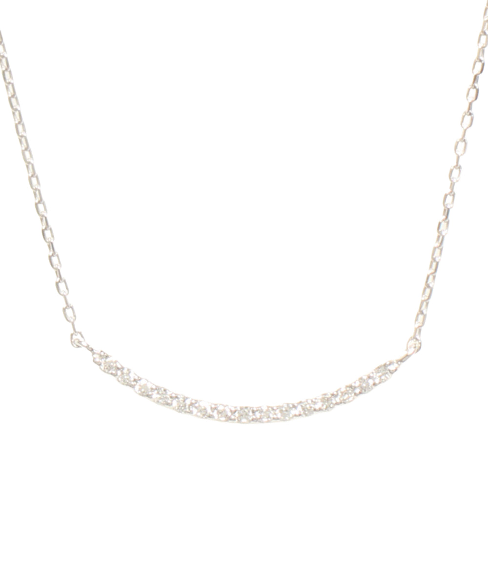 美品 ete ネックレス K18WG レディース エテ