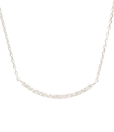 美品 ete ネックレス K18WG レディース エテ