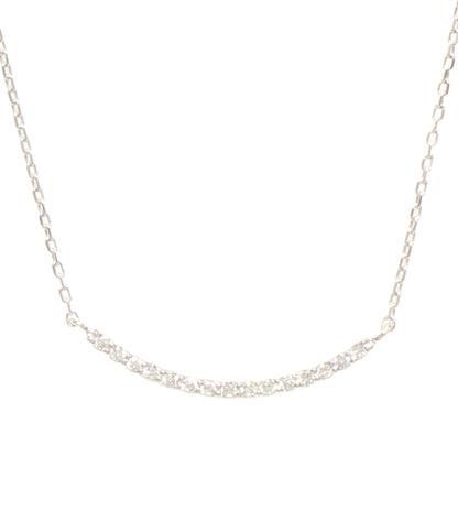 美品 ete ネックレス K18WG レディース エテ