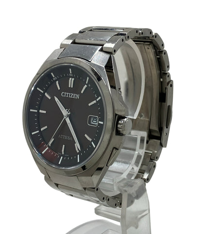 CITIZEN 腕時計 アテッサ 電波ソーラー ソーラー ブラウン H110-T016308 メンズ シチズン