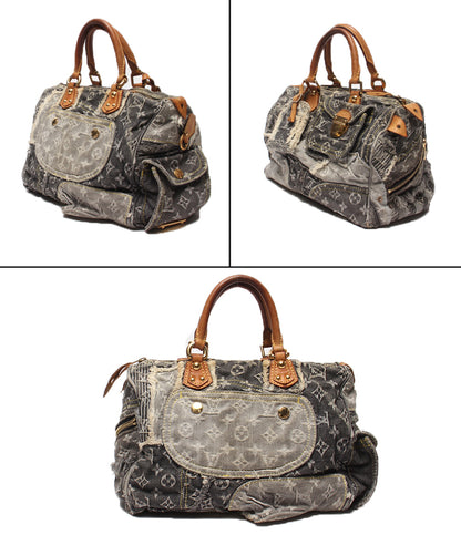 LOUIS VUITTON ハンドバッグ モノグラム デニム パッチワーク スピーディ30 M95381 レディース ルイ・ヴィトン