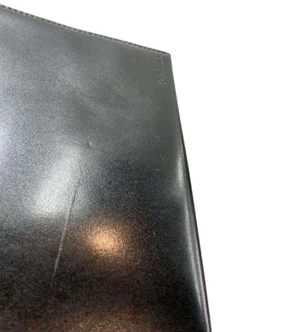 PRADA 三つ折りマルチ財布 パテントレザーパスポートケース ユニセックス プラダ