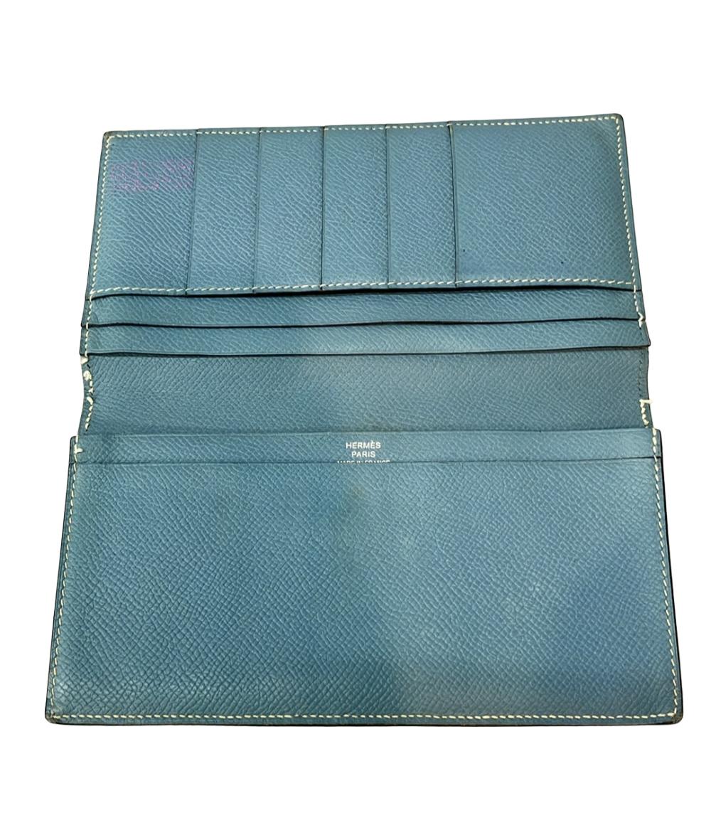 エルメス 二つ折り長財布 □L刻印 MC2フレミング レディース HERMES