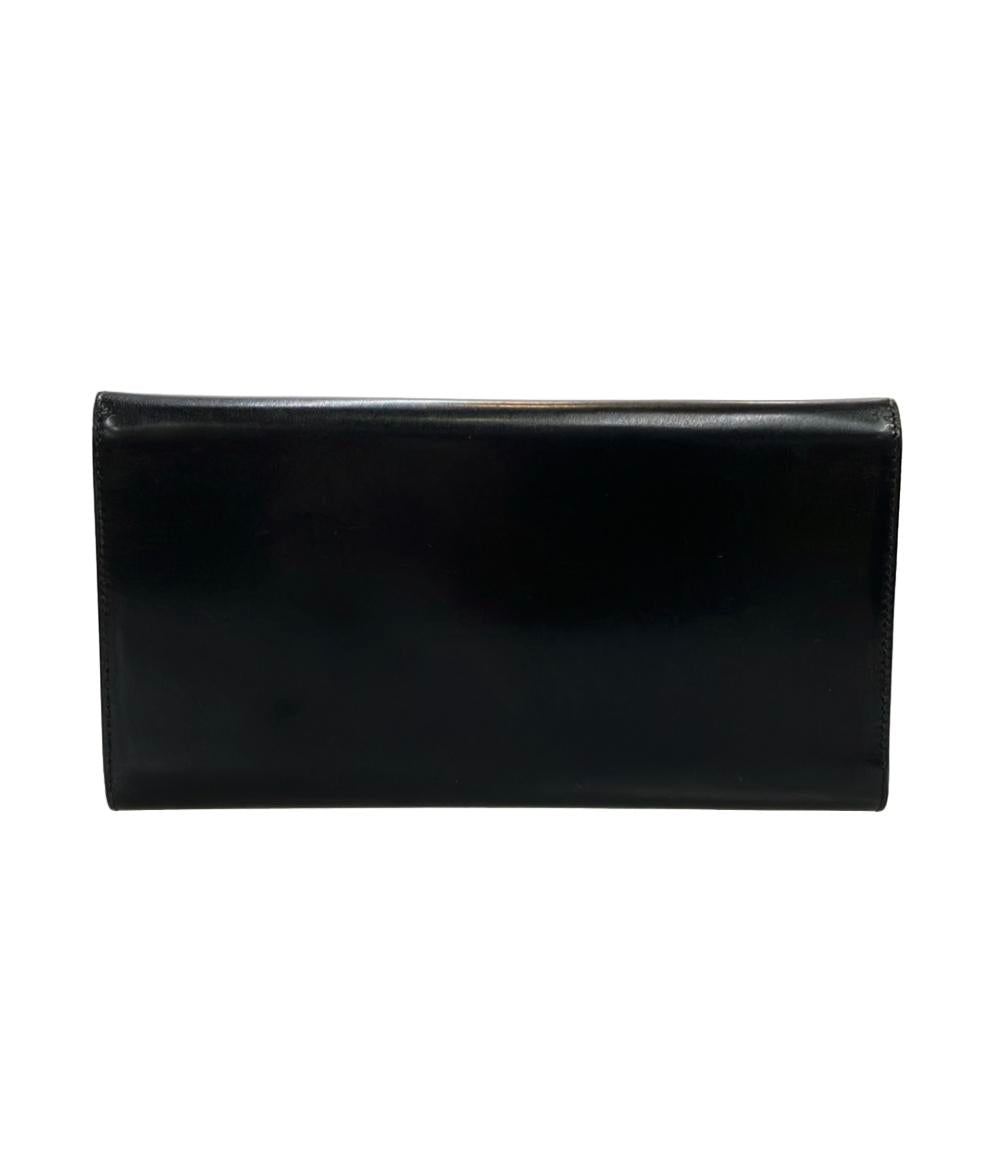 PRADA 三つ折りマルチ財布 パテントレザーパスポートケース ユニセックス プラダ