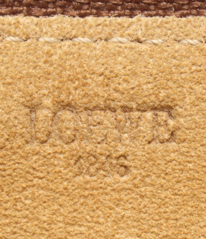 美品 ロエベ アナグラム スウェード ポーチ ユニセックス LOEWE