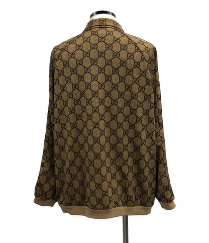 グッチ  テクニカルジャージージャケット トラックジャケット GGプリント  GGキャンバス    メンズ SIZE M (M) GUCCI