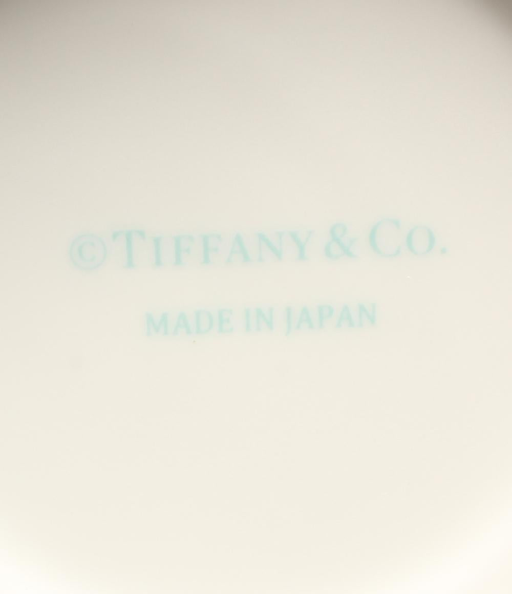 美品 ティファニー マグカップ 2点セット ペア プラチナブルーバンド TIFFANY&Co.