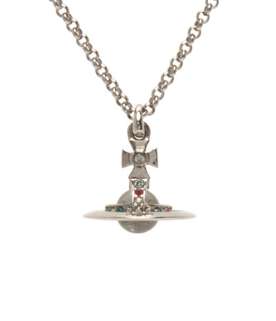 美品 Vivienne Westwood ネックレス タイニー オーブ ガンメタル レディース ヴィヴィアンウエストウッド