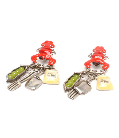 TARATATA ピアス ブレスレット リング指輪  ケーキモチーフ 魚モチーフ ロブスターモチーフ カタツムリモチーフ 8点セット レディース タラタタ