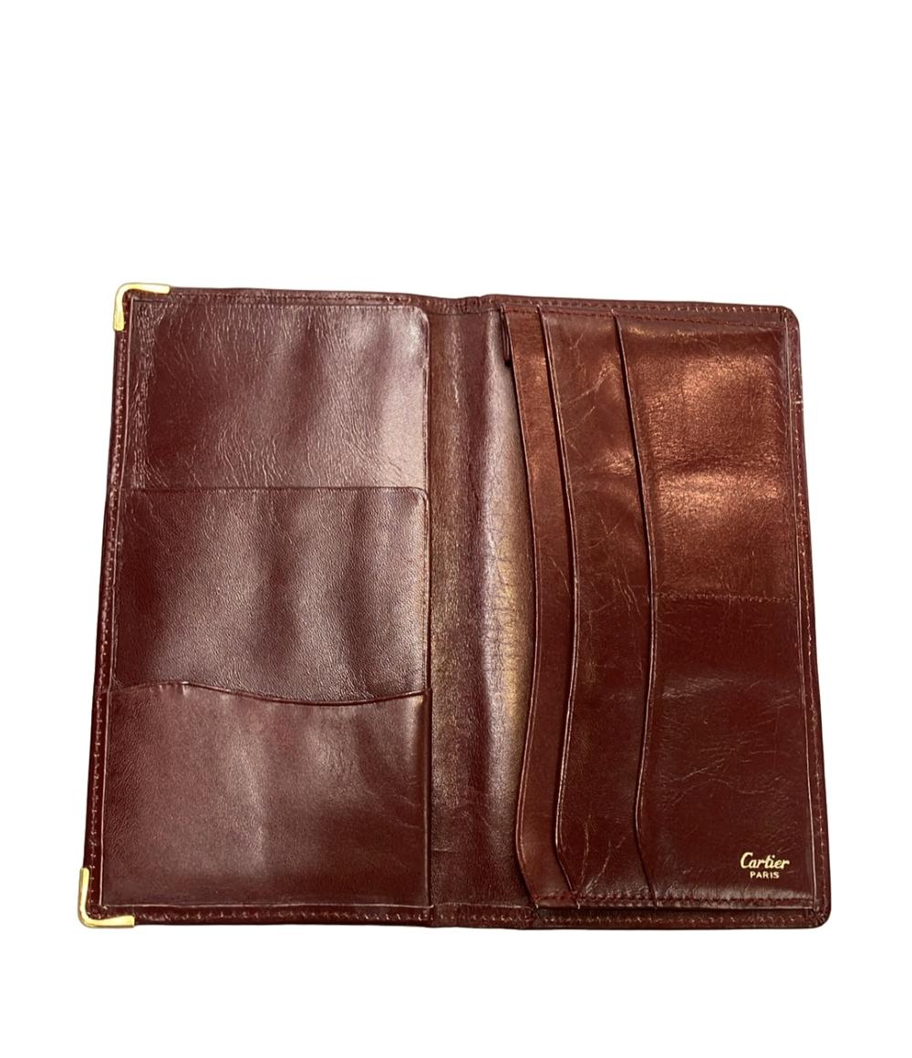 Cartierマスト ドゥ カルティエ 二つ折りマルチウォレット (Cartier