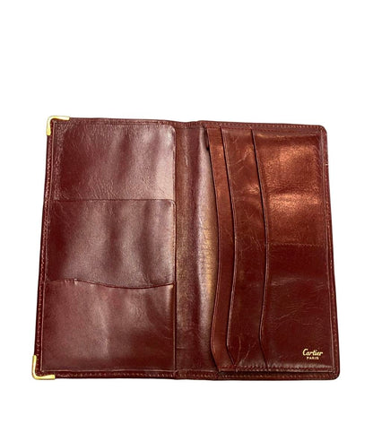 Cartier 二つ折り札入れ財布 マストドゥカルティエ メンズ カルティエ