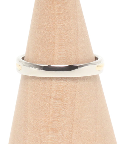 美品 NINA RICCI リング 指輪 K18 Pt900 ダイヤ 0.25ct レディース SIZE 9号 ニナリッチ