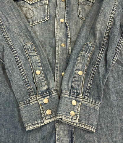 SAINT LAURENT PARIS デニムシャツ 374936 Y480G メンズ SIZE S サンローランパリ
