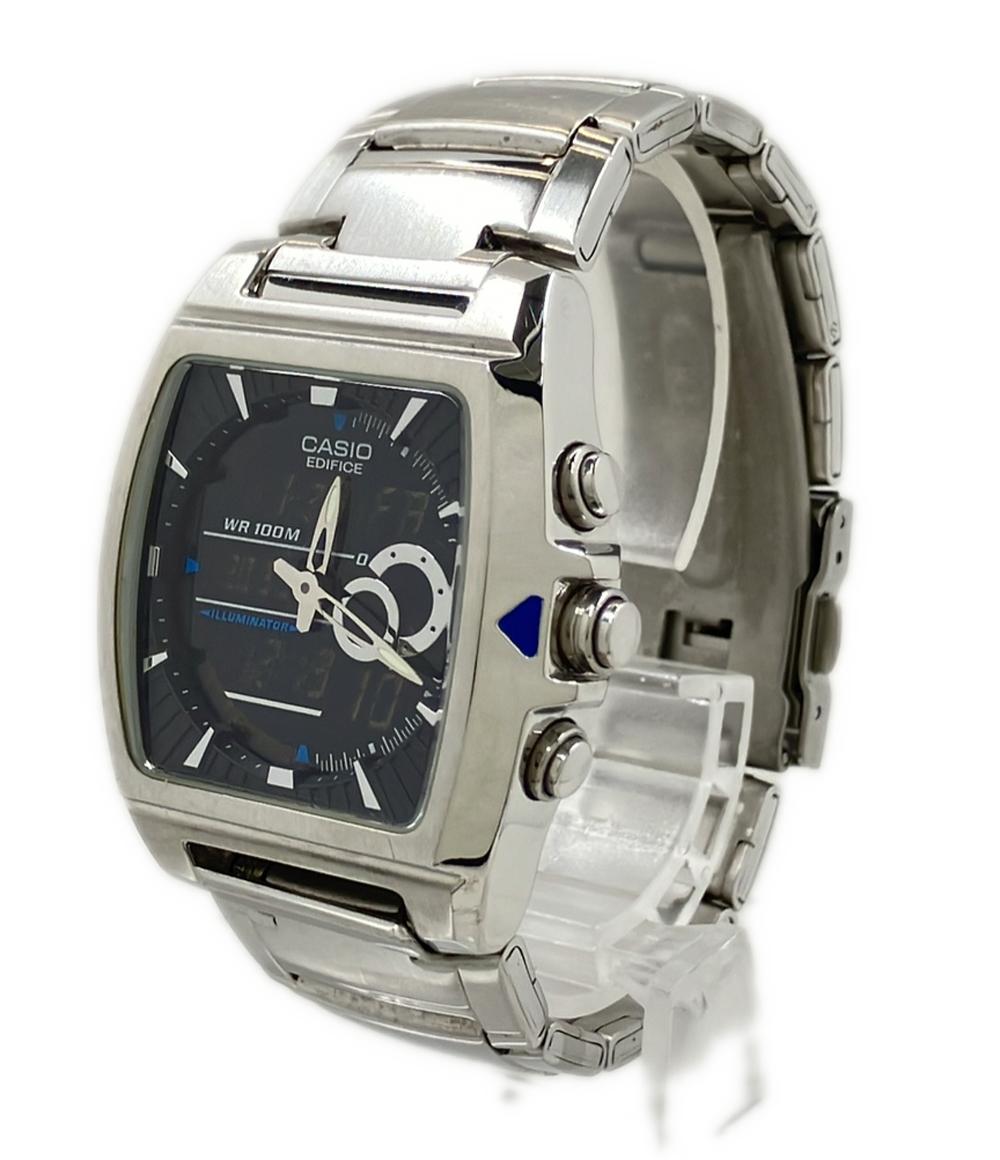 CASIO 腕時計 エディフィス EDIFICE クオーツ ブラック EFA-120 メンズ カシオ