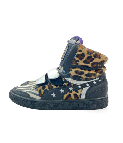 PUMA ミドルカットスニーカー PAUL STANLEY GV RALPH SAMPSON MID 372751-01 レディース SIZE 24.0 (L) プーマ