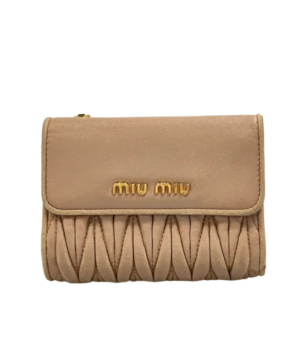 MIUMIU 二つ折り財布 レディース ミュウミュウ