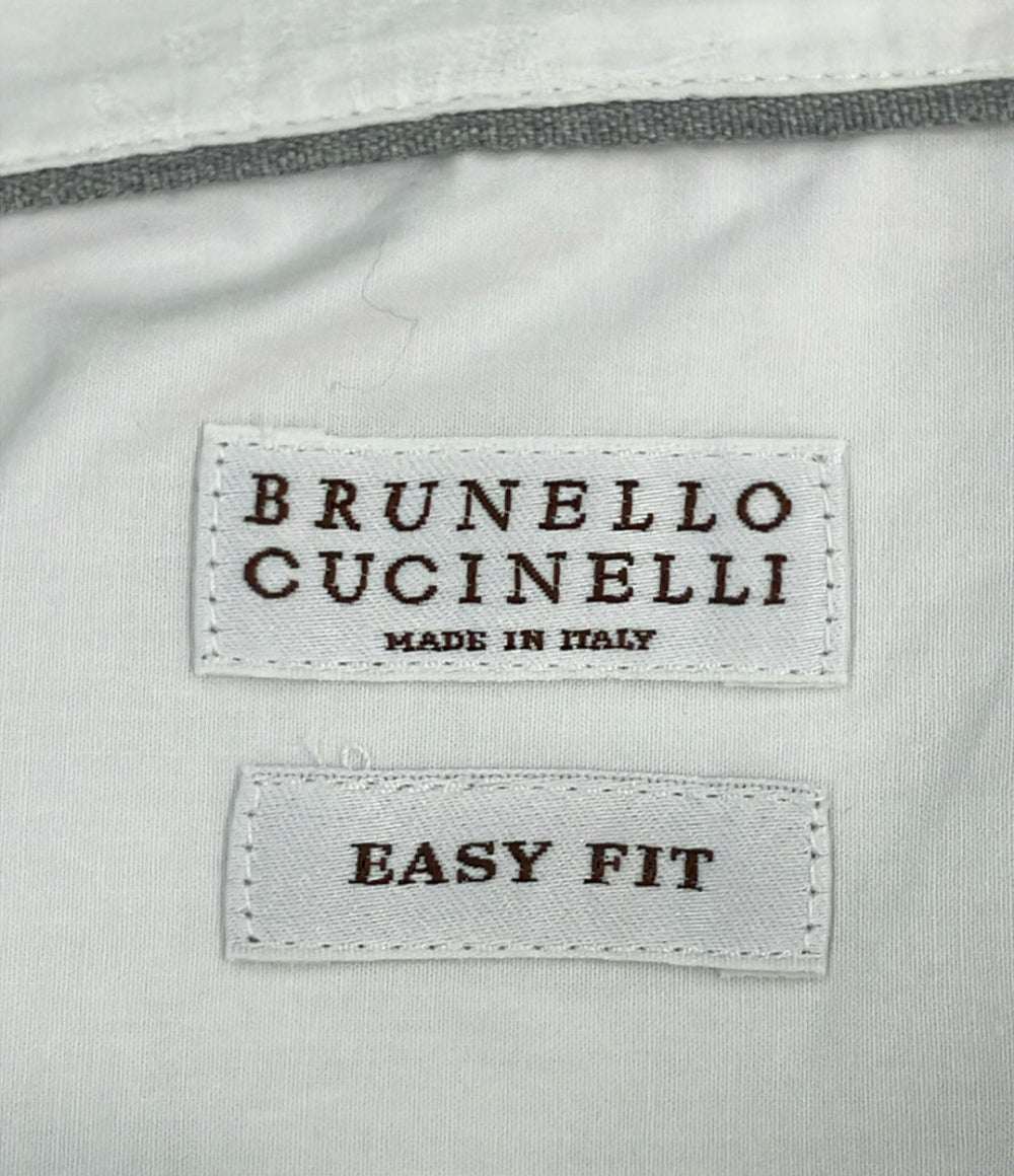 Brunello Cucinelli オープンカラーシャツ メンズ SIZE M ブルネロクチネリ