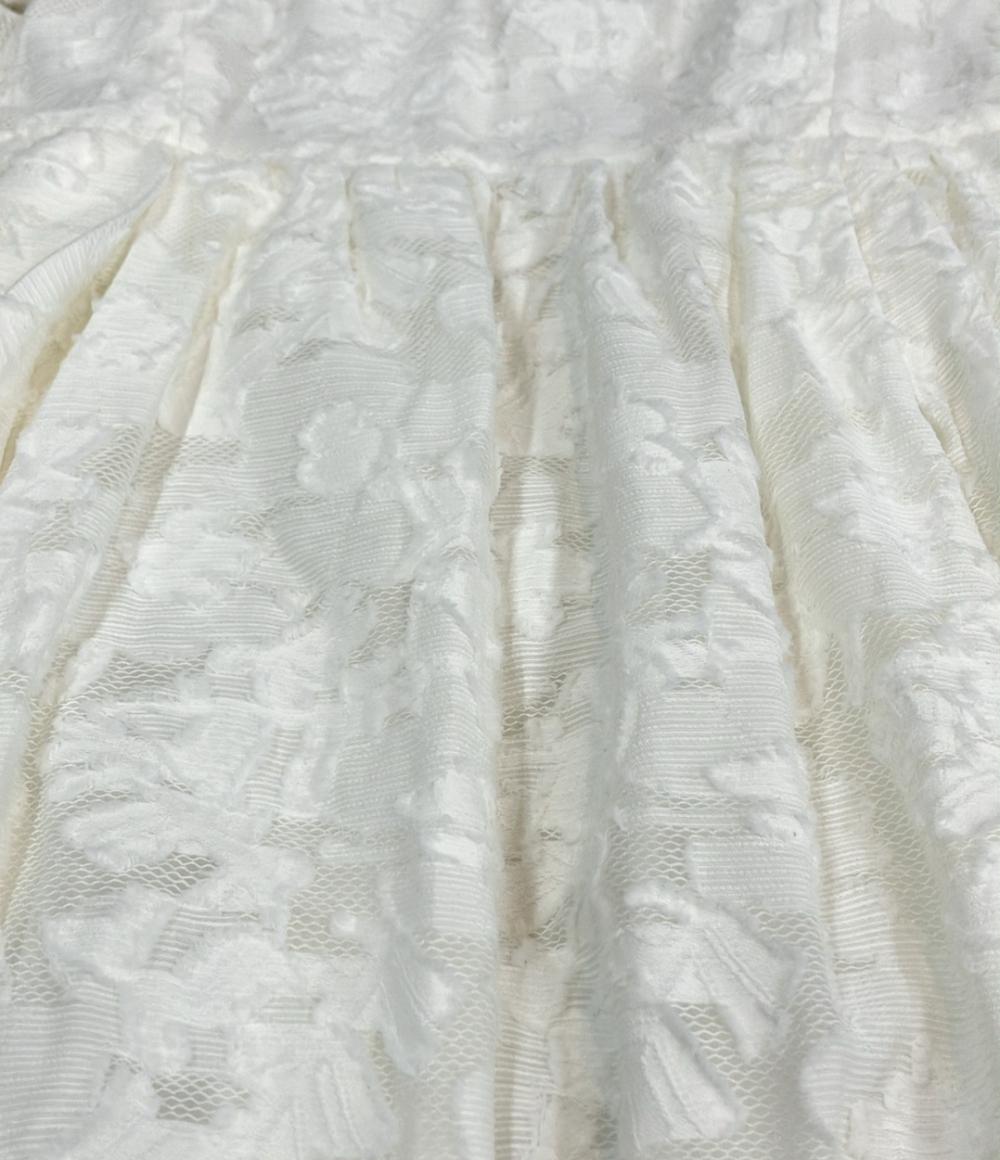 DESIGNWORKS 半袖 袖ボリュームカットジャガードワンピース 翁安芸 レディース SIZE 38 (S) デザインワークス