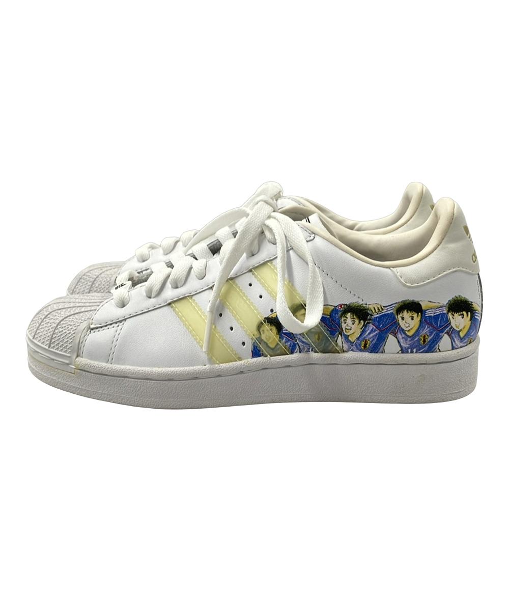 adidas ローカットスニーカー キャプテン翼コラボ SUPER STAR 35周年 114193 レディース SIZE 22.5 (S) アディダス
