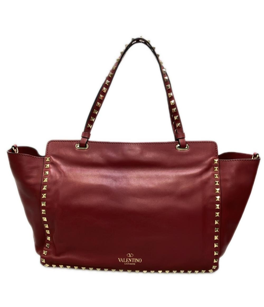 ヴァレンティノ 2WAY トートバッグ ショルダーバッグ 肩掛け ガラヴァーニ ロックスタッズ レディース VALENTINO