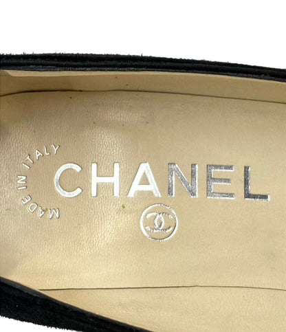CHANEL ウェッジソール エスパドリーユ パンプス レディース SIZE 35 C シャネル