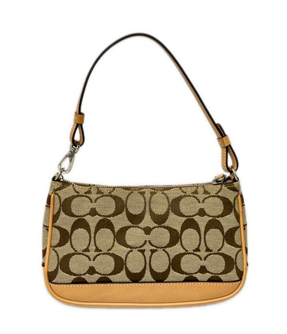 美品 COACH ハンドバッグ アクセサリーポーチ シグネチャー 6094 レディース コーチ