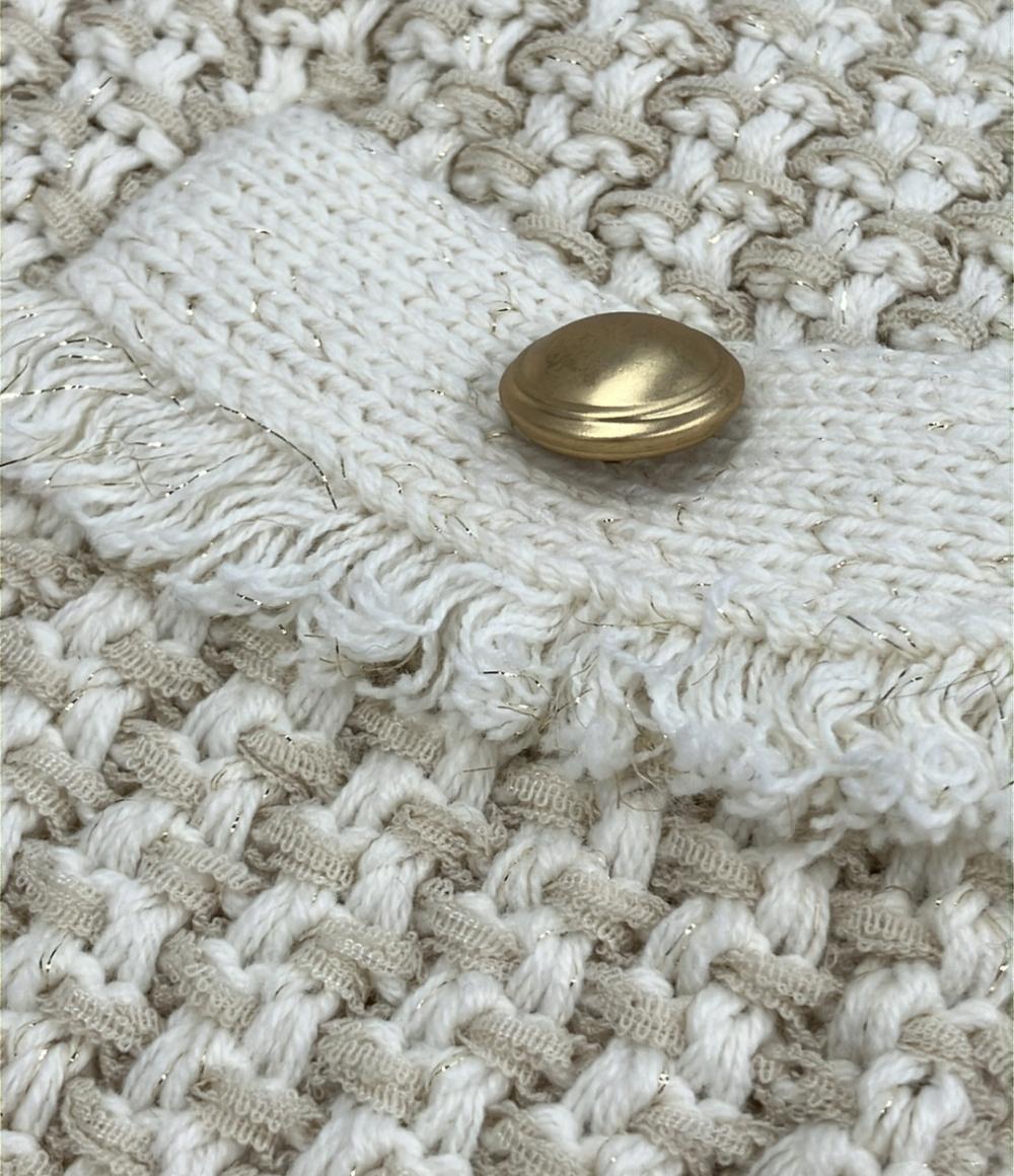 ナノユニバース ツイードジャケット ノーカラー レディース SIZE M (M) nano universe