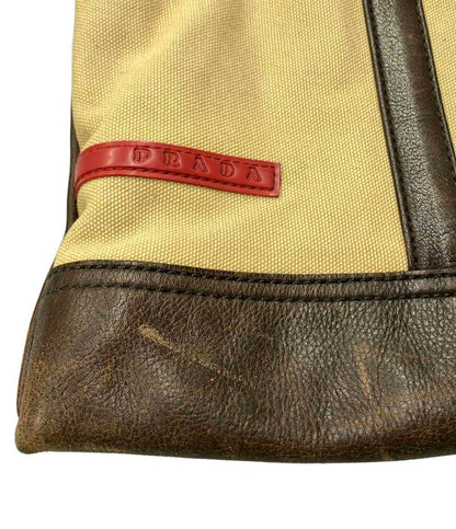 PRADA SPORTS 2WAYハンドバッグ ショルダーバッグ トートバッグ キャンバス レザー 4VA447 プラダスポーツ
