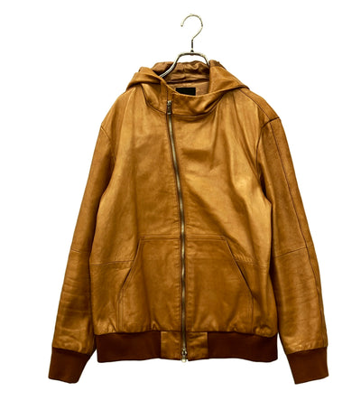 訳あり DESIGNWORKS シープスキンレザージャケット メンズ SIZE S デザインワークス