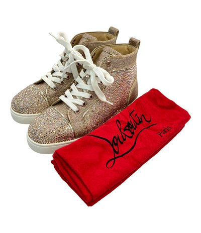 美品 Christian Louboutin ハイカットスニーカー レディース SIZE 34 1/2 (XS) クリスチャンルブタン
