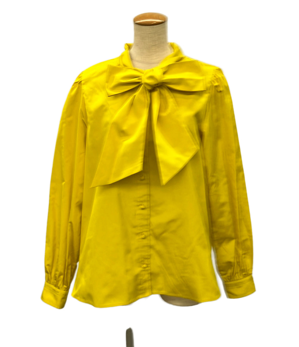 美品 Tory Burch シルク コットンボウタイブラウス レディース SIZE 6 (M) トリーバーチ