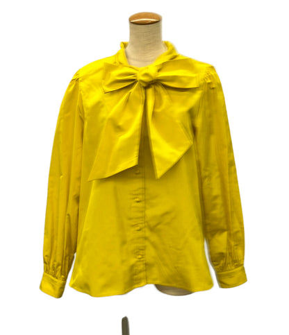 美品 Tory Burch シルク コットンボウタイブラウス レディース SIZE 6 (M) トリーバーチ