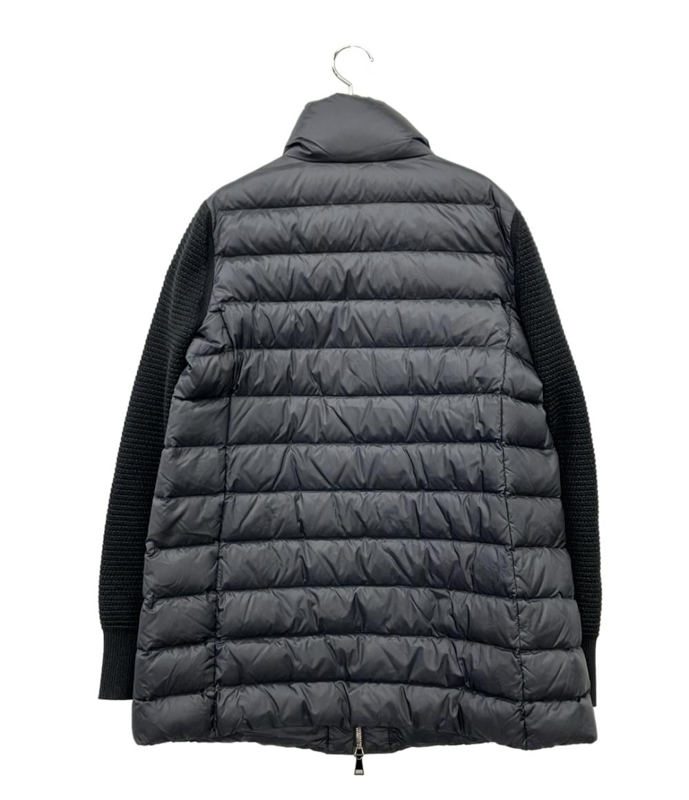 MONCLER ニット切替ダウンジャケット D20939490500 レディース SIZE S モンクレール