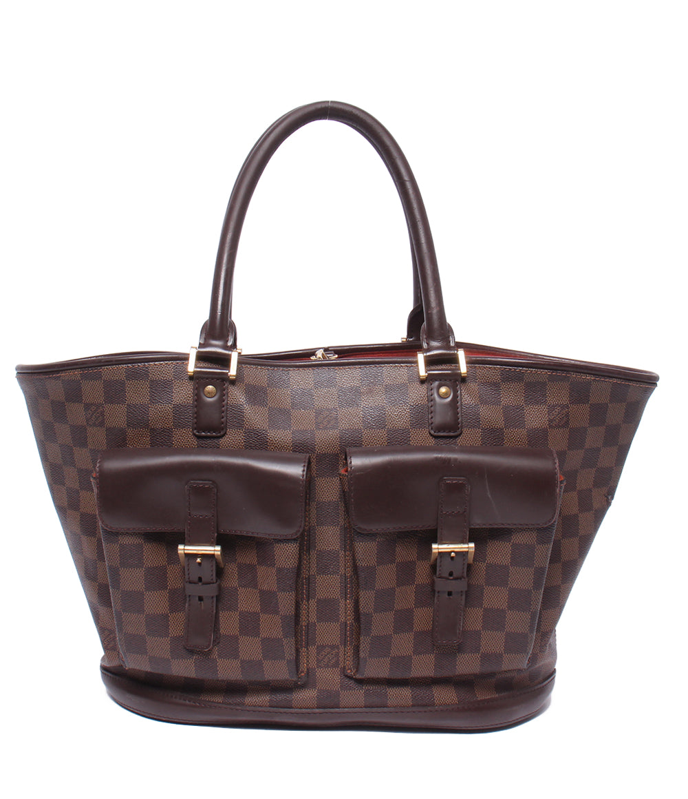 LOUIS VUITTON トートバッグ ショルダーバッグ 肩掛け マノスク GM ダミエ エベヌ N51120 レディース ルイ・ヴィトン