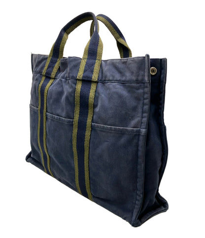 HERMES トートバッグ キャンバス フールトゥMM レディース エルメス