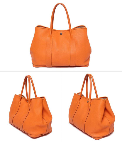 HERMES トートバッグ シルバー金具 ▢P刻印 ガーデンパーティー MM レディース エルメス