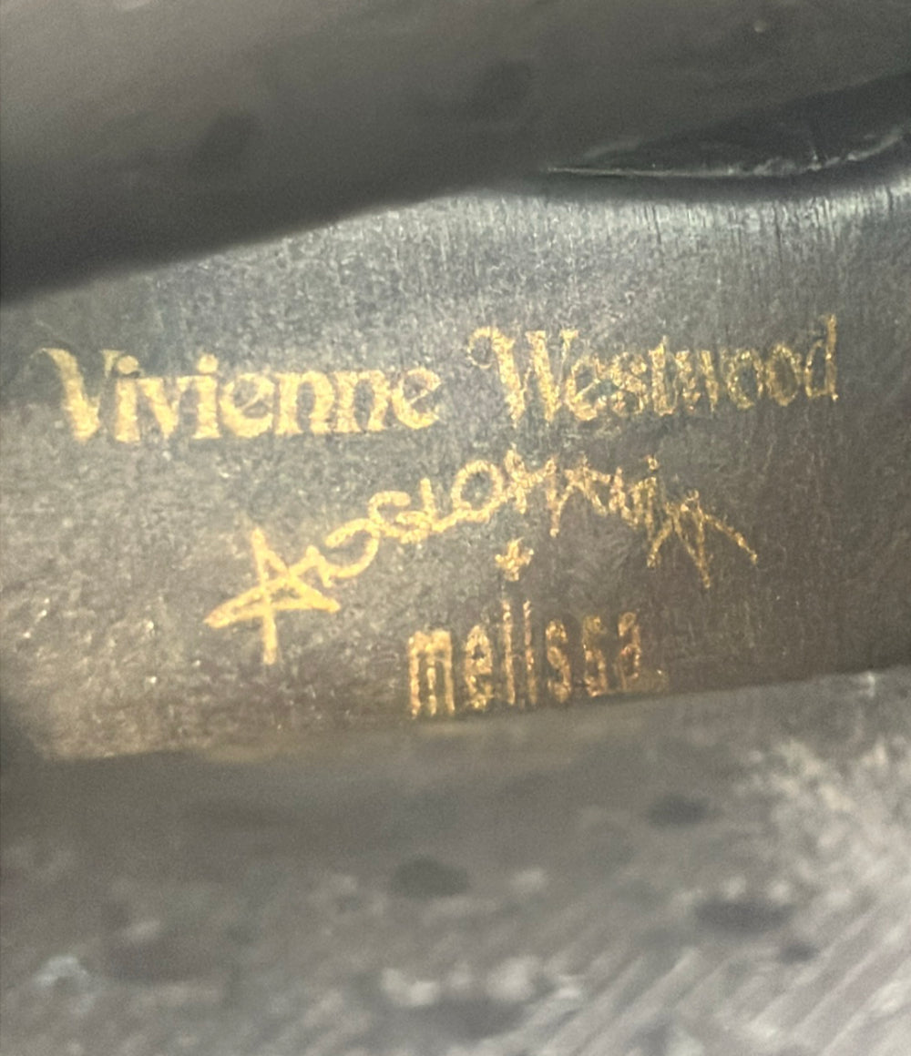 Vivienne Westwood melissa ショートブーツ チャンキーヒール レディース SIZE 22.5 ヴィヴィアン ウエストウッド メリッサ