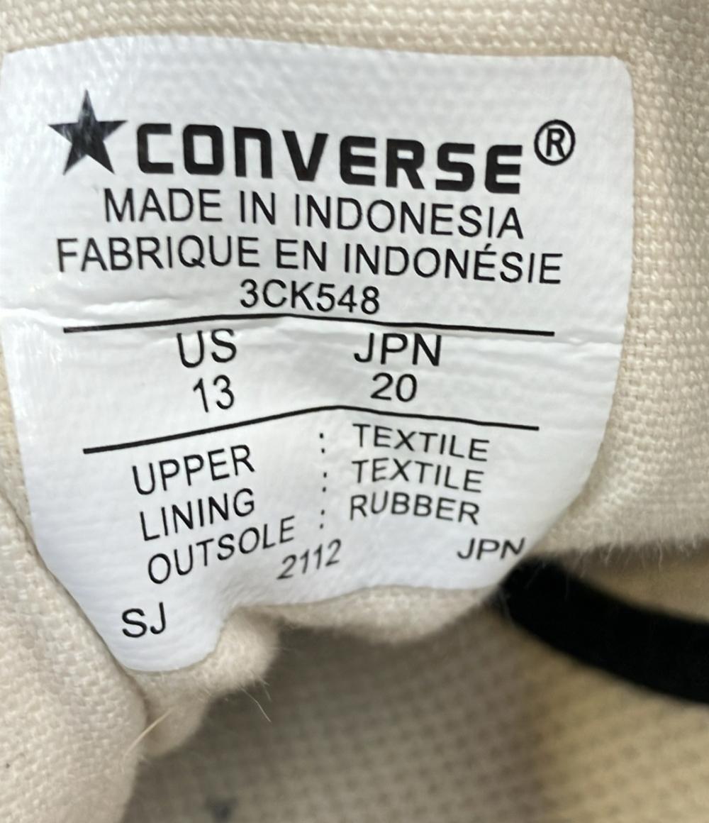 コンバース ハイカットスニーカー サイドジップ 3CK548 キッズ SIZE 20.0 (M) CONVERSE