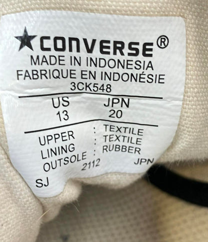 コンバース ハイカットスニーカー サイドジップ 3CK548 キッズ SIZE 20.0 (M) CONVERSE