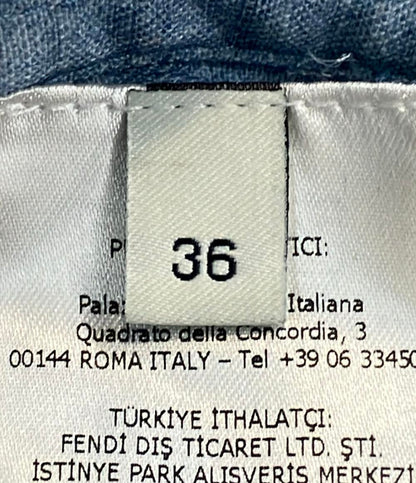 フェンディ 半袖シャツ デニム レディース SIZE 36 (XS) FENDI
