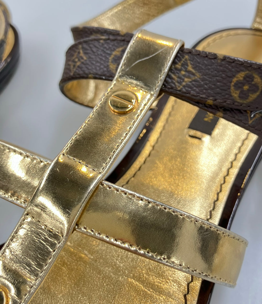 LOUIS VUITTON ストラップサンダル モノグラム レディース SIZE 37 (24.5cm) ルイ・ヴィトン