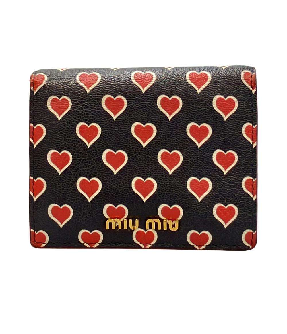 Miu Miu 二つ折り財布 レディース ミュウ ミュウ