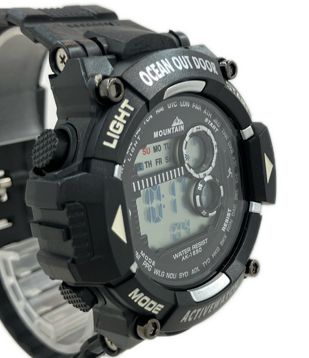 美品 OCEAN OUTDOOR 腕時計 クオーツ メンズ オーシャンアウトドア