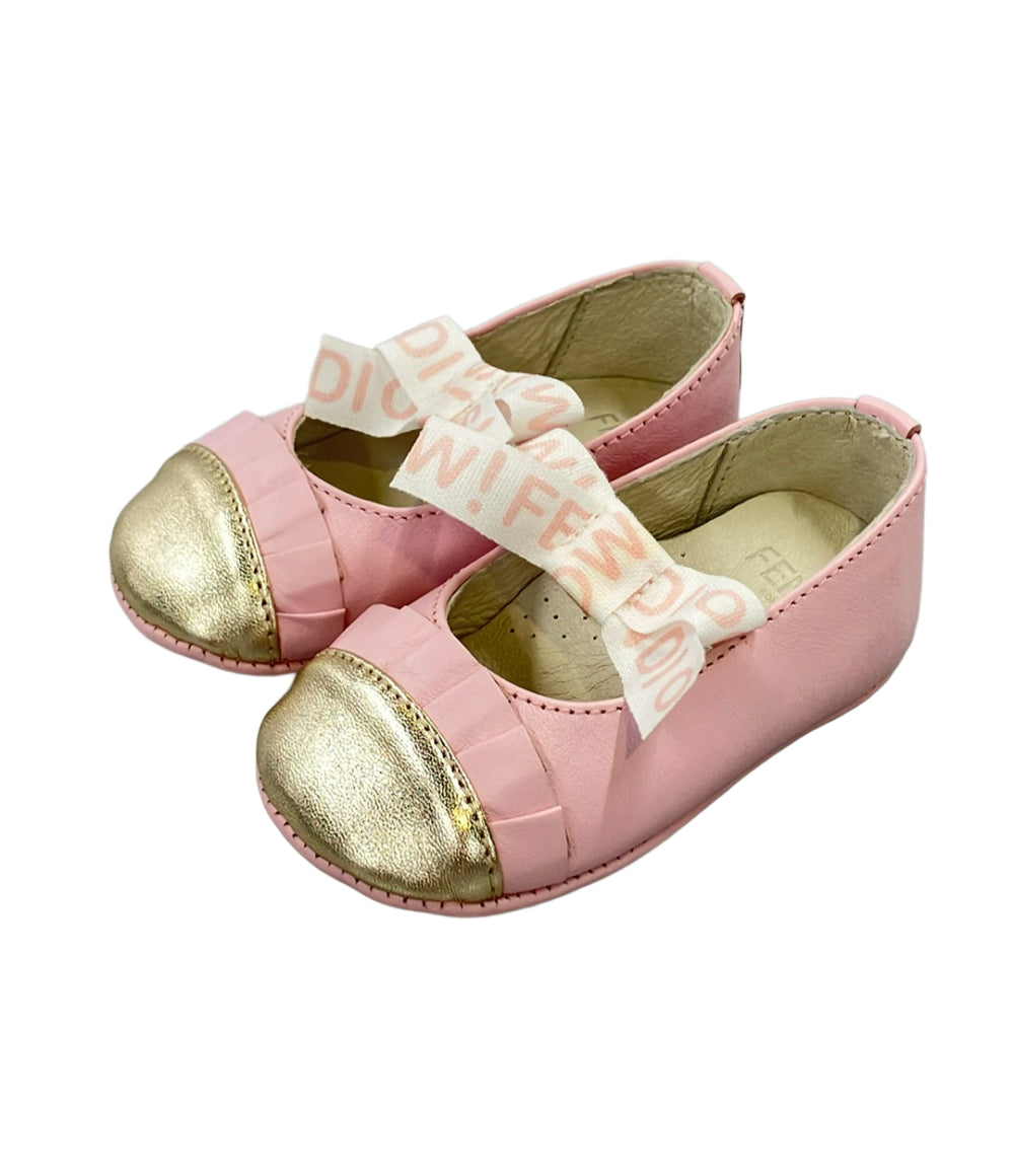美品 FENDI バレエシューズ ベビー SIZE 18 フェンディ