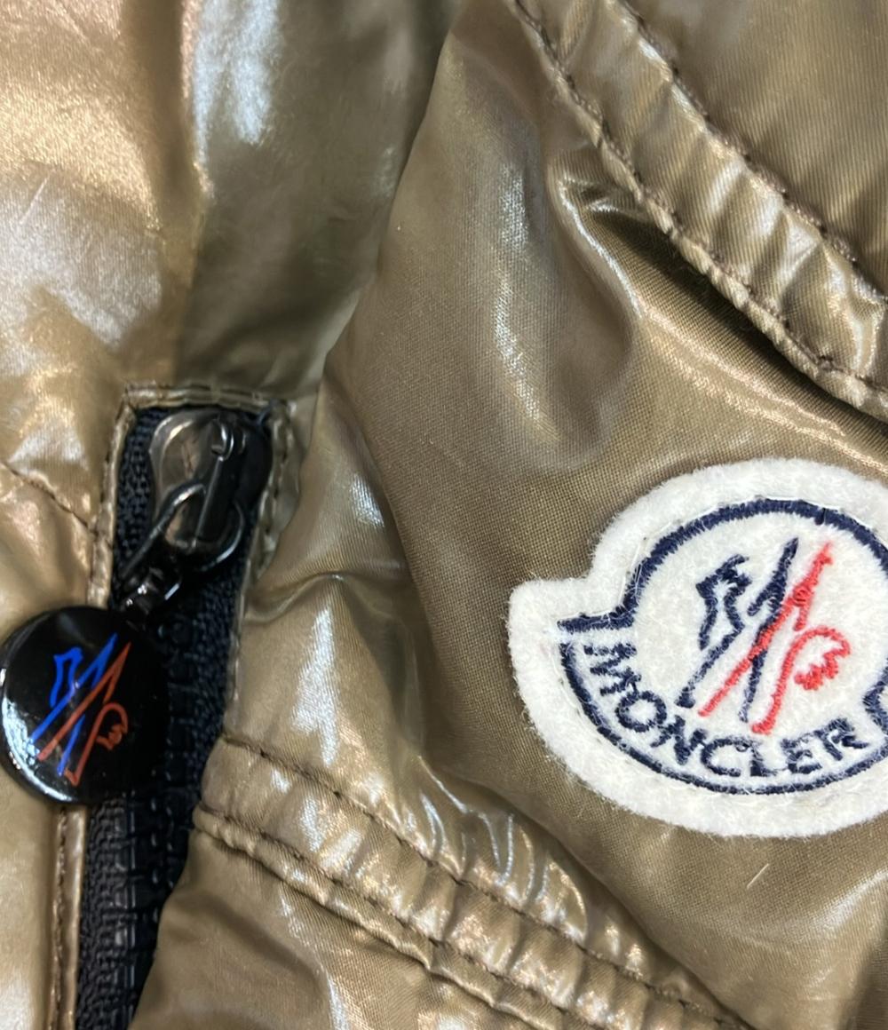 MONCLER ダウンジャケット BADY アニメタグ ワッペン 光沢 フード取り外し可 ショート ダブルジップ 116347 レディース SIZE 1 (M) モンクレール