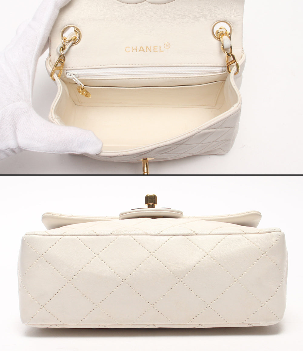 CHANEL チェーンショルダーバッグ 肩掛け 斜め掛け ゴールド金具