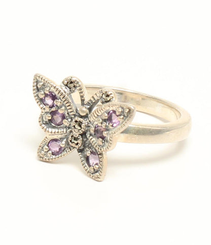 ANNA SUI リング 指輪 SV925 バタフライモチーフ レディース SIZE 9号 アナスイ