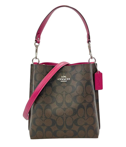 COACH 2WAY ハンドバッグ ショルダーバッグ 斜め掛け シグネチャー CA582 レディース コーチ