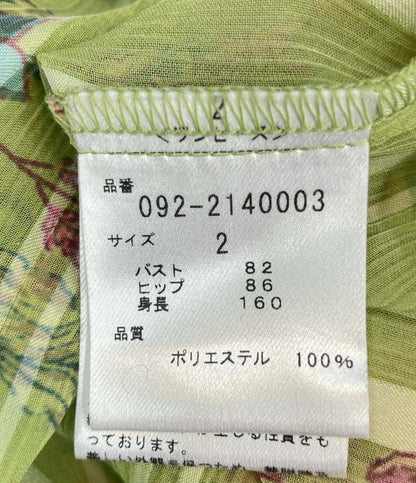 美品 JILL STUART 長袖ワンピース インナー付き アザレア ロング ジル スチュアート レディース SIZE 2 (M) ジル スチュアート