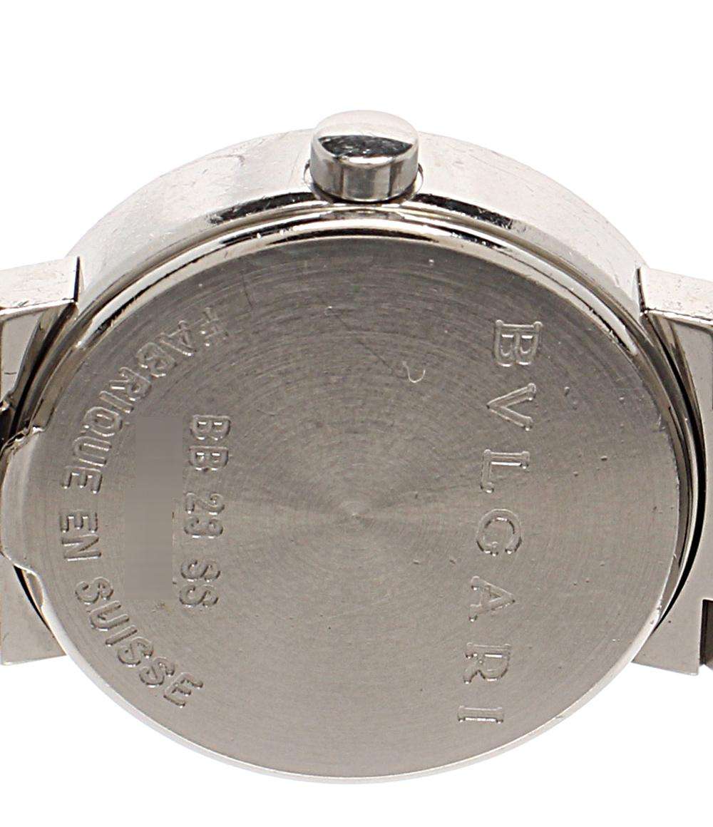 BVLGARI 腕時計 クオーツ ブラック BB23SS レディース ブルガリ